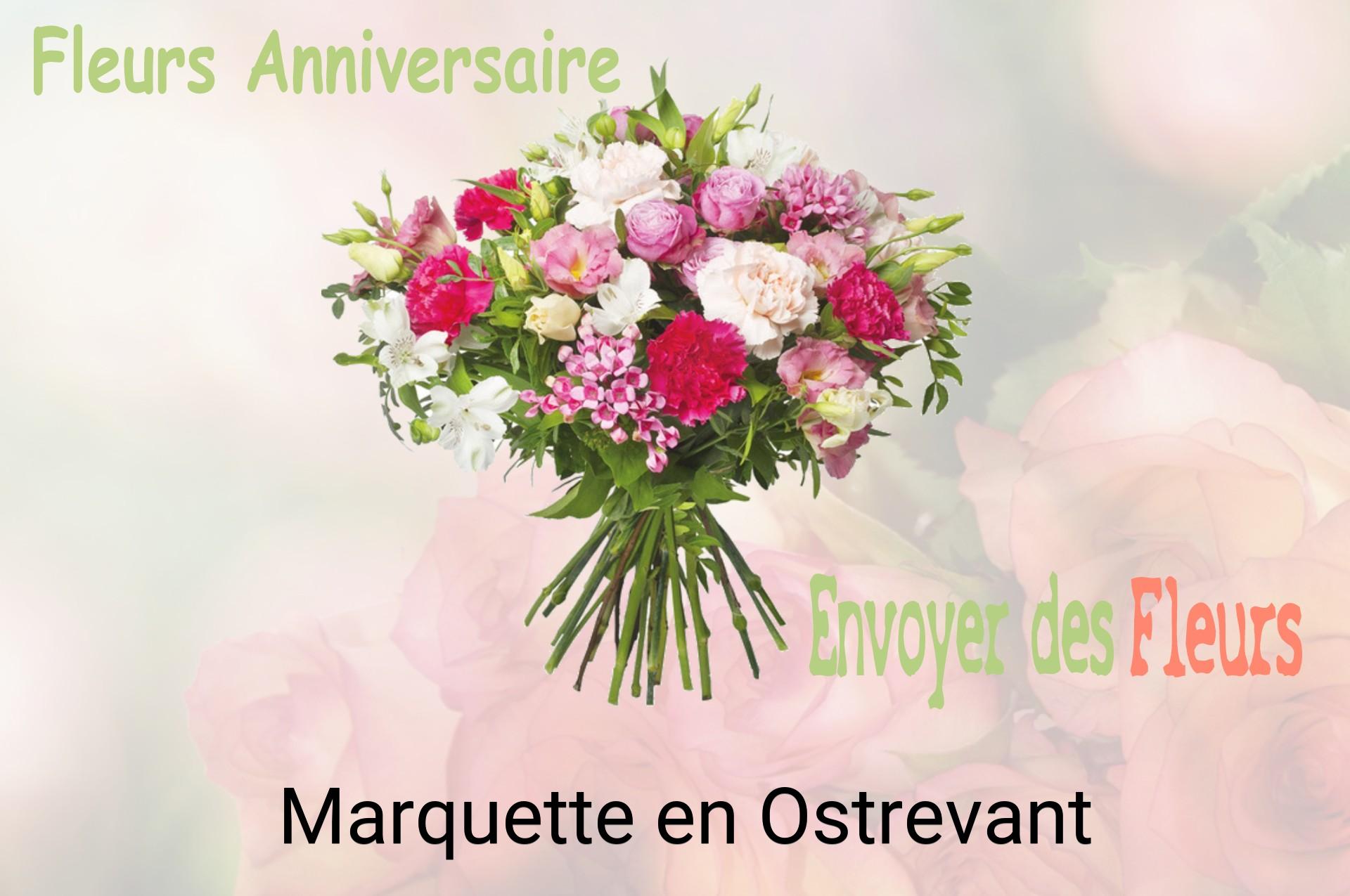 Bouquet de fleurs d’anniversaire livré à Marquette-en-Ostrevant