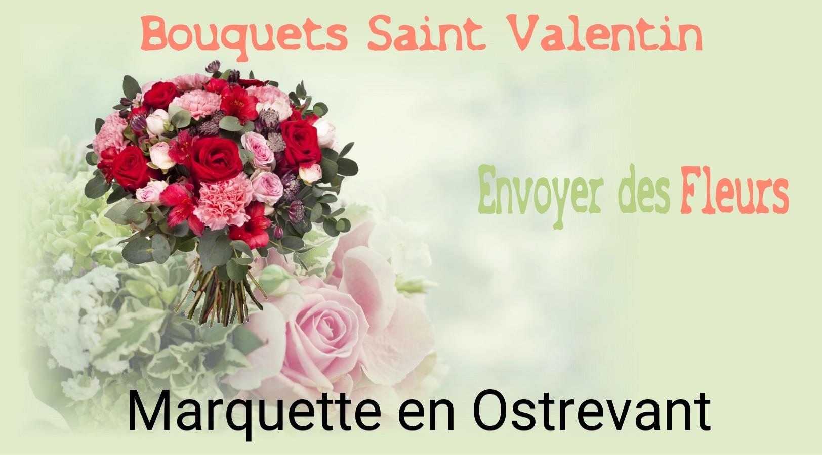 Roses de Saint-Valentin livrées à Marquette-en-Ostrevant